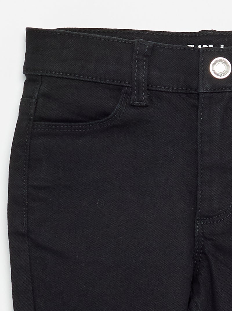 Twillhose – schmal geschnitten Schwarz - Kiabi