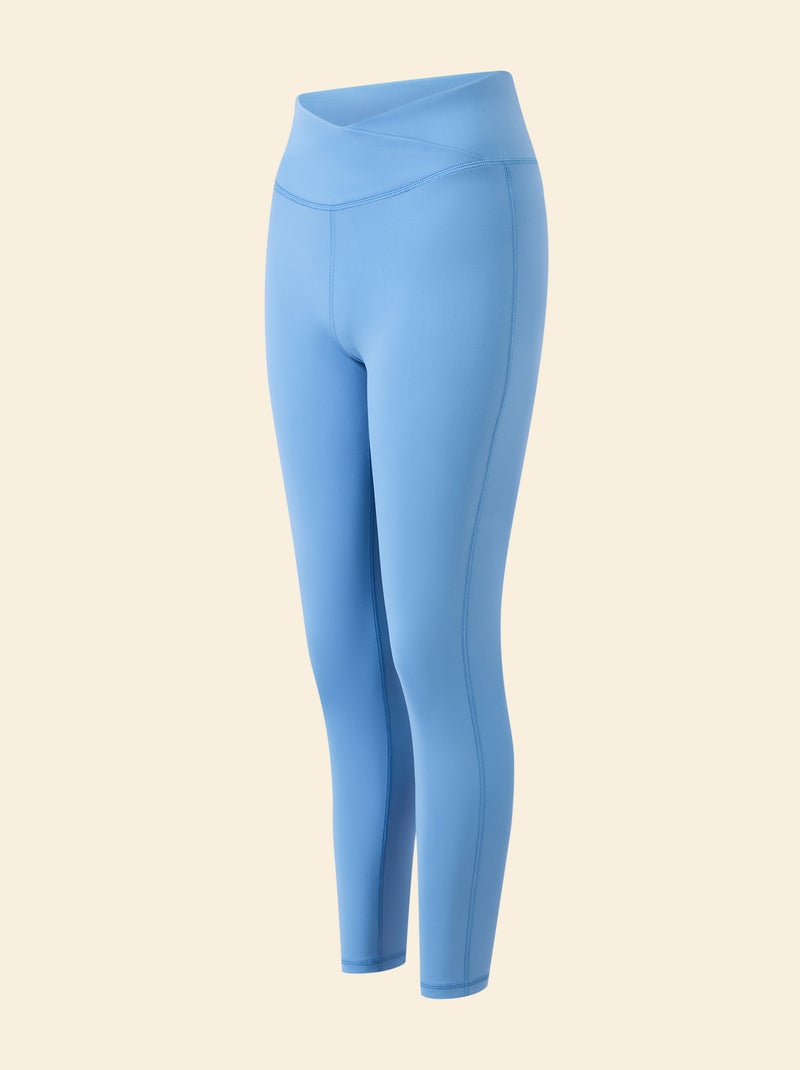 Twist Waist Sports Leggings - (ekstract) Blue - Kiabi