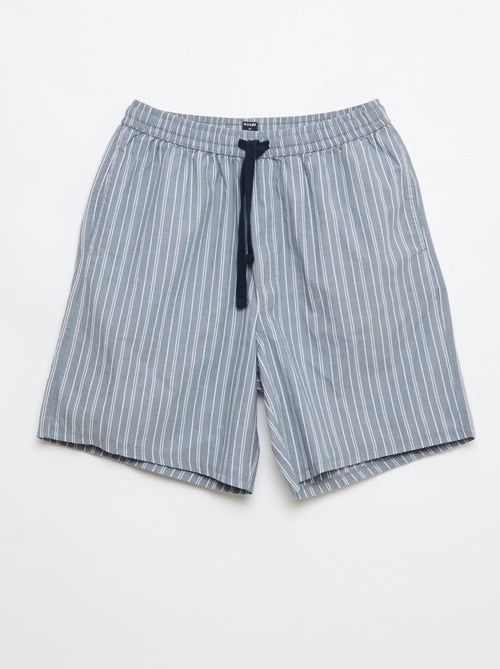 Two-Pack Night Shorts with Pockets - Kiabi