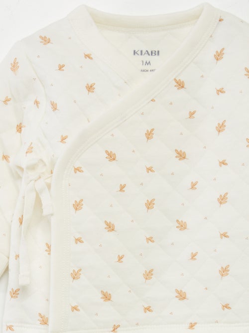 Two-piece quilted pyjama set - Kiabi