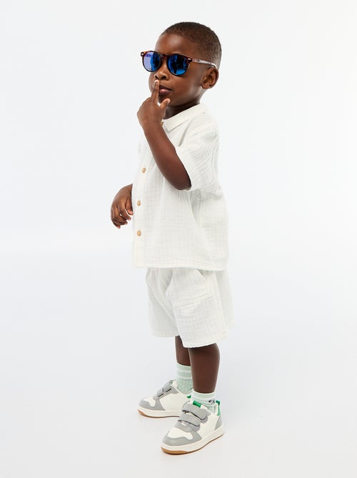 Two-piece shirt and shorts set - Kiabi