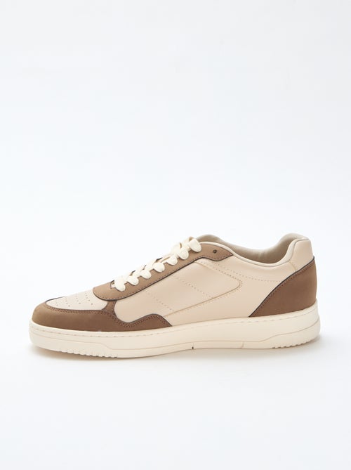 Two-Tone Low-Top Sneakers - Kiabi
