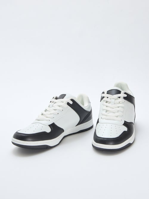 Two-Tone Low Top Sneakers - Kiabi