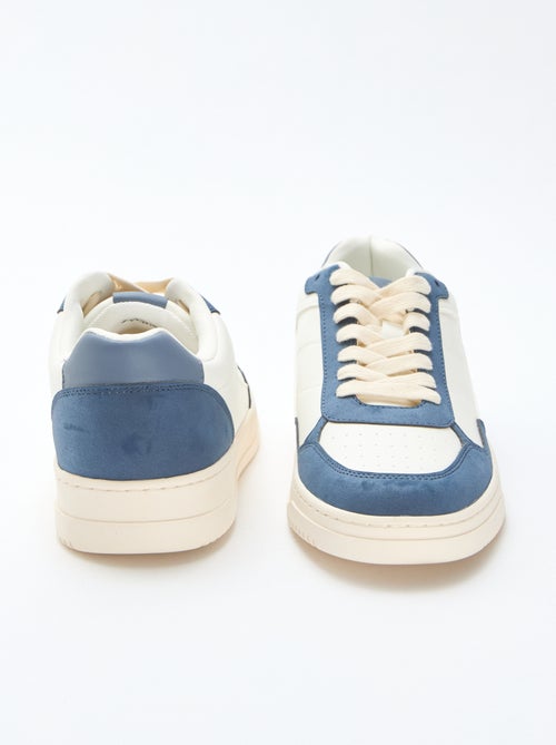 Two-Tone Low-Top Sneakers - Kiabi