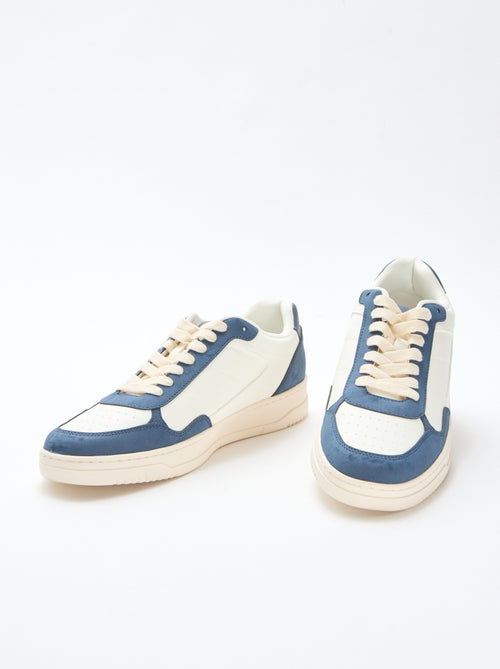Two-Tone Low-Top Sneakers - Kiabi