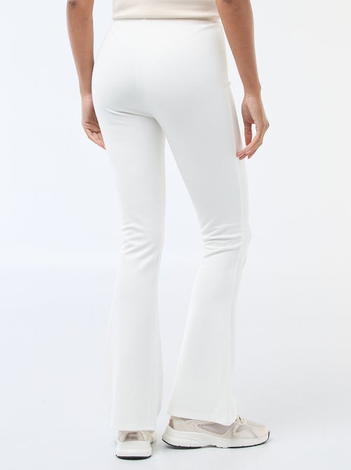 Ultra-Stretch Knit Flare Pants - Kiabi
