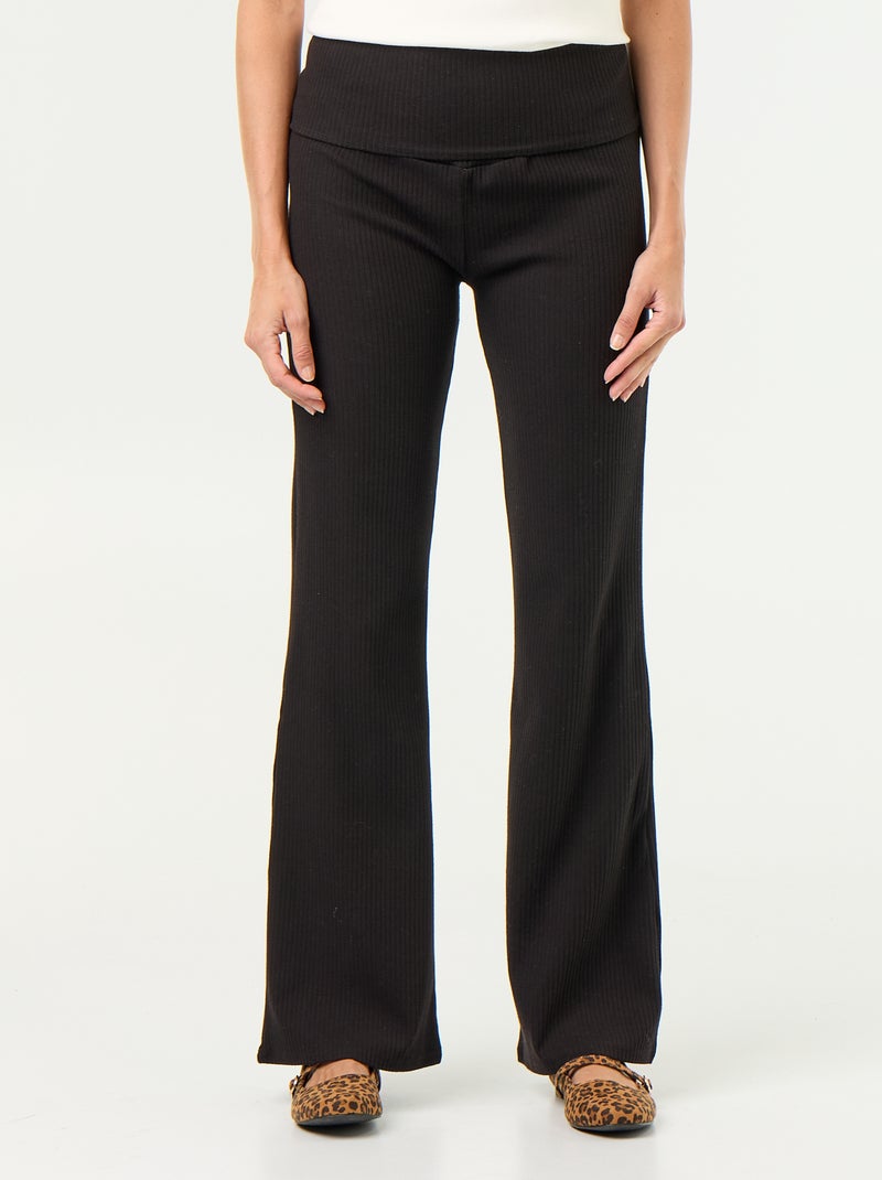 Umstands-Bootcut-Leggings Noir - Kiabi