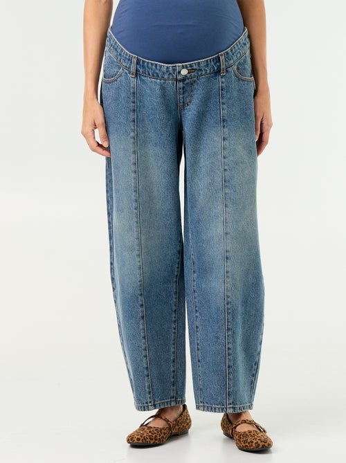 Umstands-Denimhose im Barrel-Schnitt - Kiabi