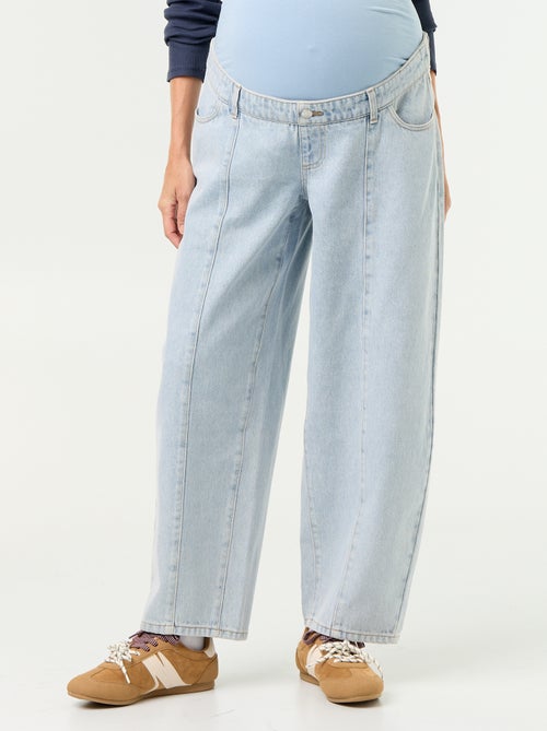 Umstands-Denimhose im Barrel-Schnitt - Kiabi