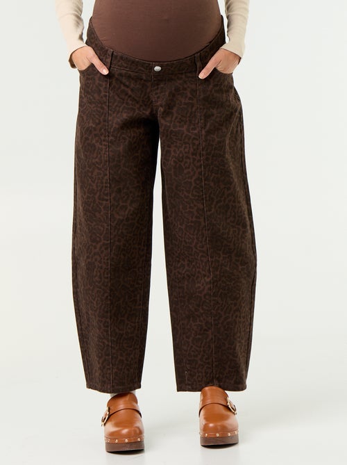 Umstands-Denimhose im Barrel-Schnitt - Kiabi Umstands-Denimhose im Barrel-Schnitt - Kiabi