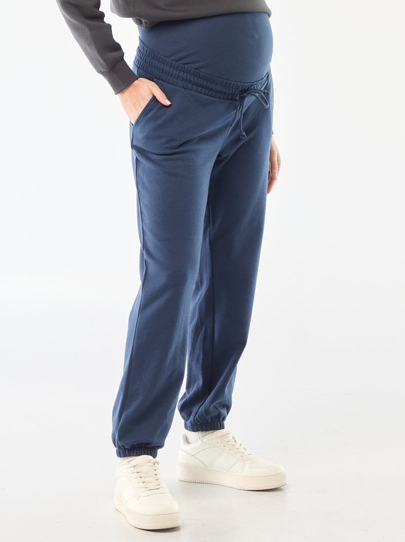 Umstands-Jogginghose aus French Terry Blau - Kiabi
