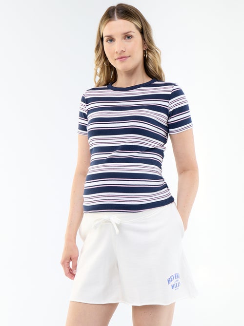 Umstands-Shorts aus French Terry - Kiabi Umstands-Shorts aus French Terry - Kiabi