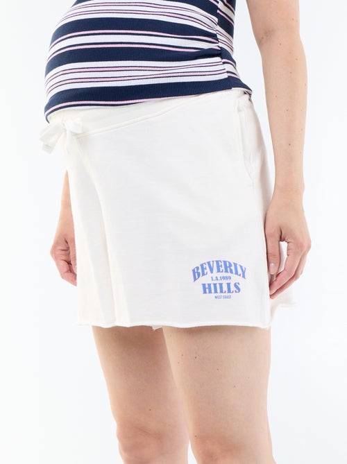 Umstands-Shorts aus French Terry - Kiabi Umstands-Shorts aus French Terry - Kiabi