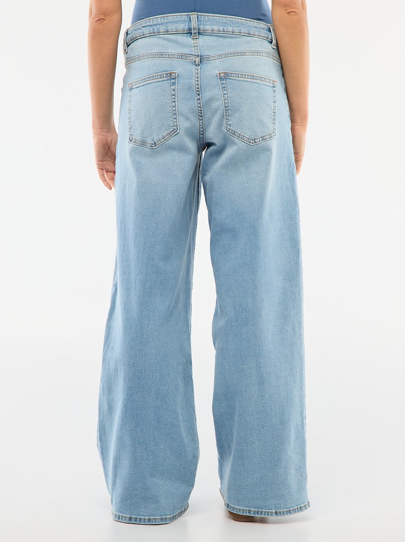 Umstandsjeans Wide-Leg Blau - Kiabi