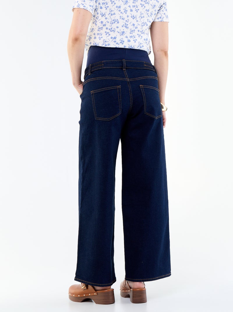 Umstandsjeans Wide-Leg Blau - Kiabi