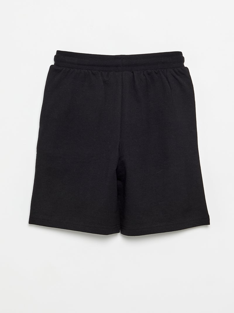 Unbrushed Fleece 'Minecraft' Shorts Black - Kiabi