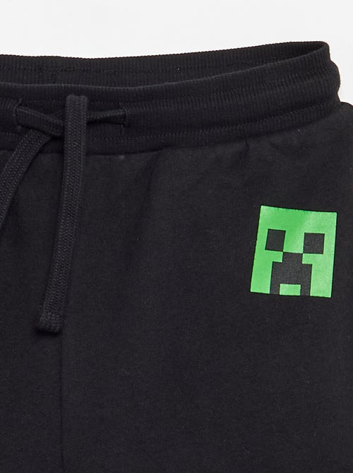 Unbrushed Fleece 'Minecraft' Shorts - Kiabi