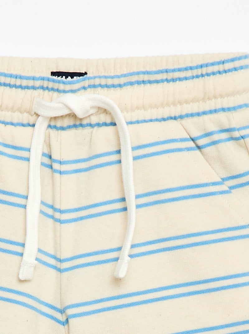 Unbrushed Fleece Shorts White - Kiabi