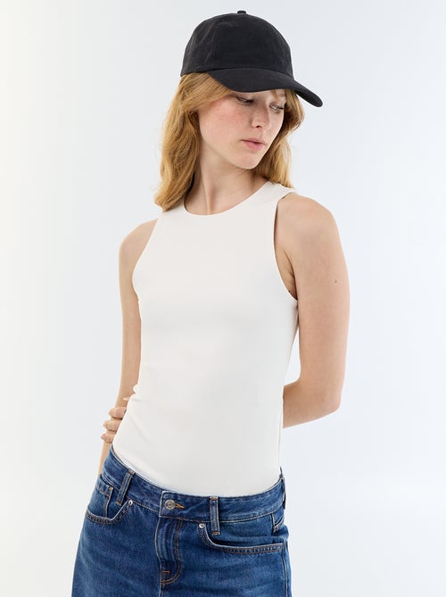 Uni-Body mit Rundhalsausschnitt - Kiabi Uni-Body mit Rundhalsausschnitt - Kiabi