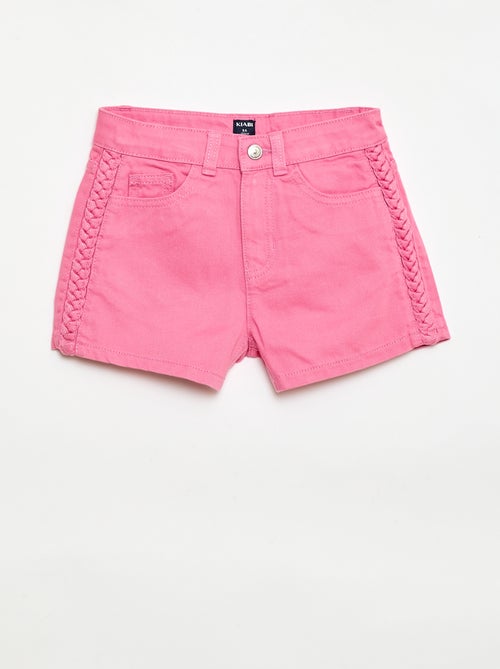 Uni-Denim-Bermuda mit 5 Taschen - Kiabi