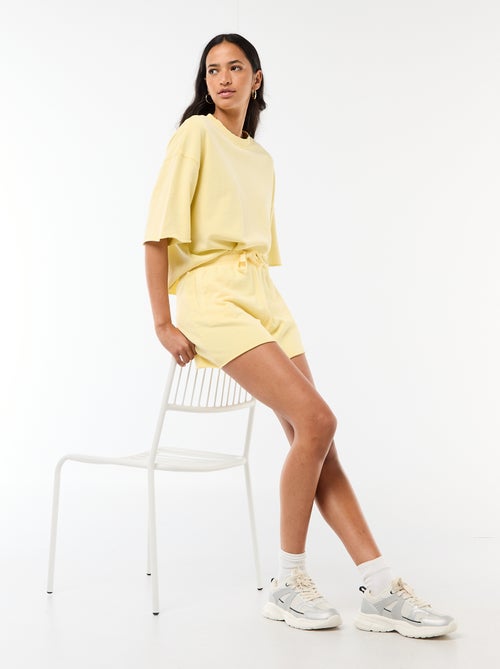 Uni French Terry Shorts - Kiabi