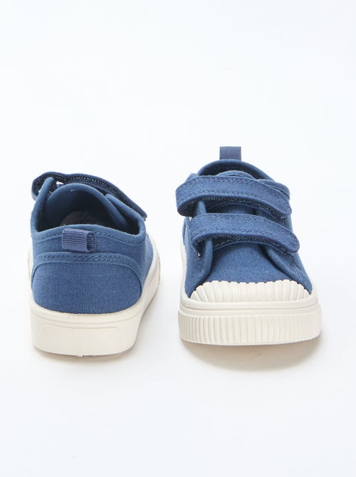 Unifarbene Canvas-Sneakers - Kiabi