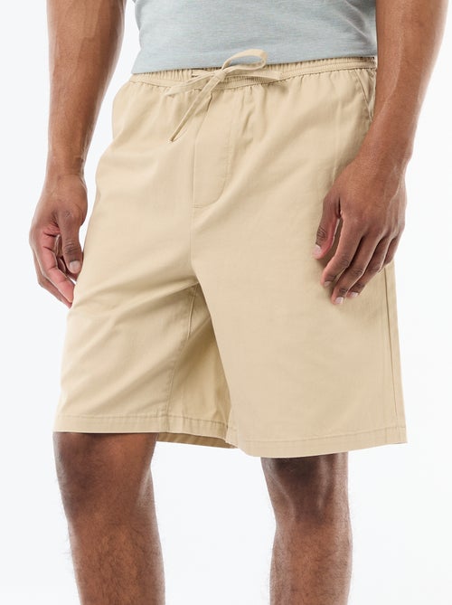Unifarbene Chino-Shorts - Kiabi