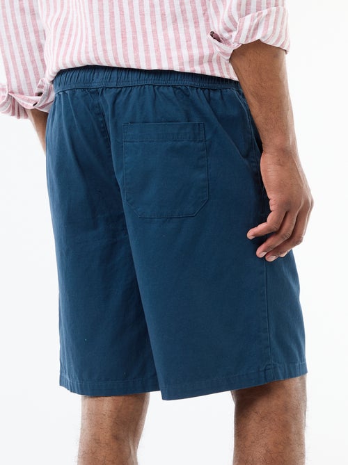 Unifarbene Chino-Shorts - Kiabi