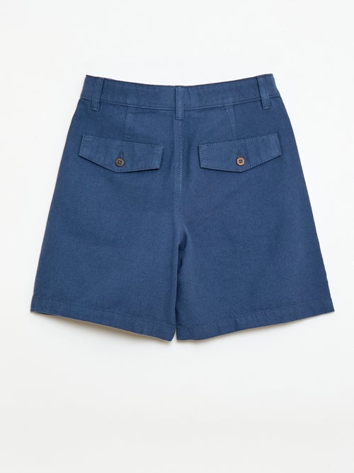 Unifarbene Chino-Shorts - Kiabi