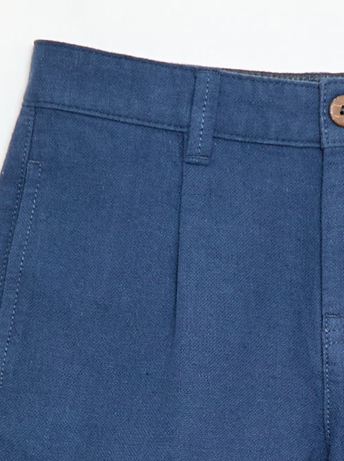 Unifarbene Chino-Shorts - Kiabi