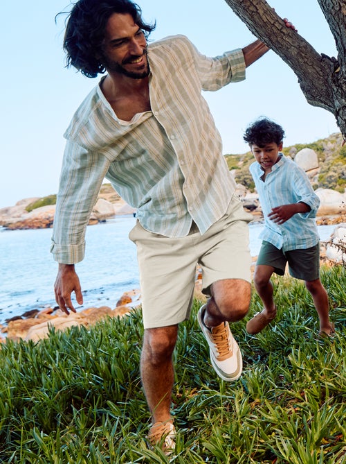 Unifarbene Chino-Shorts - Kiabi