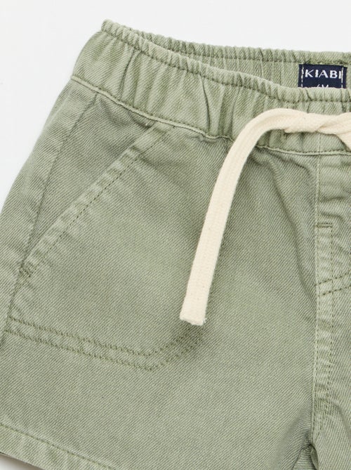 Unifarbene Denim-Shorts - Kiabi