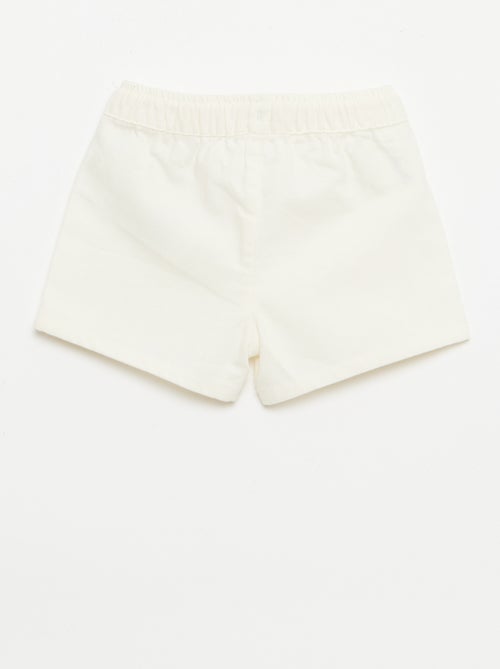 Unifarbene Denim-Shorts - Kiabi