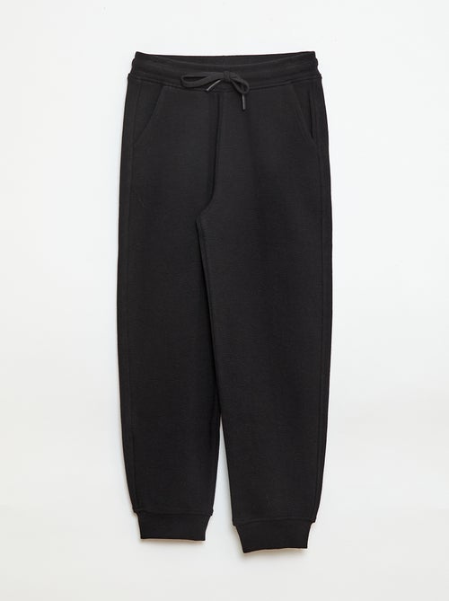 Unifarbene Jogginghose aus leichtem Fleece - Kiabi