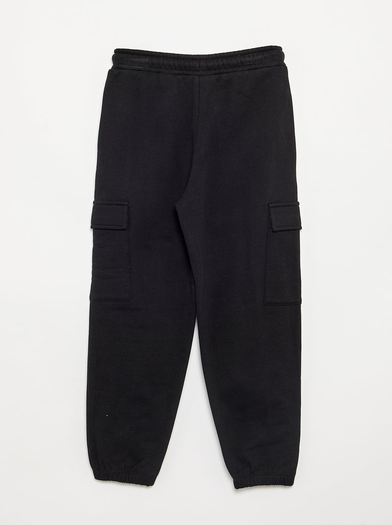 Unifarbene Jogginghose Schwarz - Kiabi