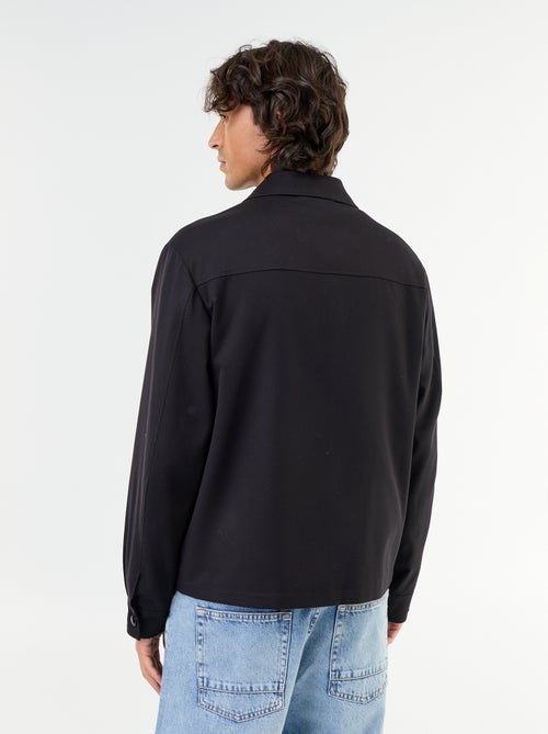Unifarbene Reissverschlussjacke - Kiabi
