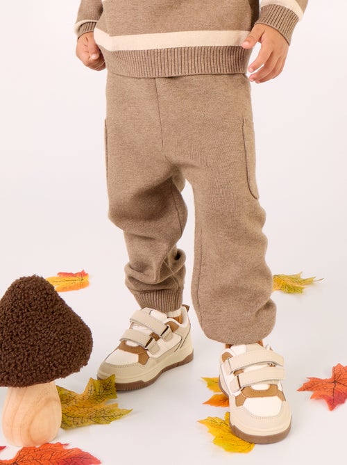 Unifarbene Strickhose - Kiabi
