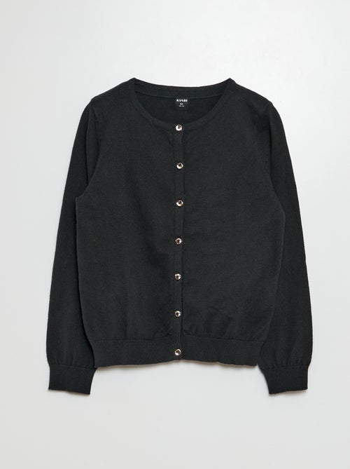 Unifarbene Strickjacke - Kiabi