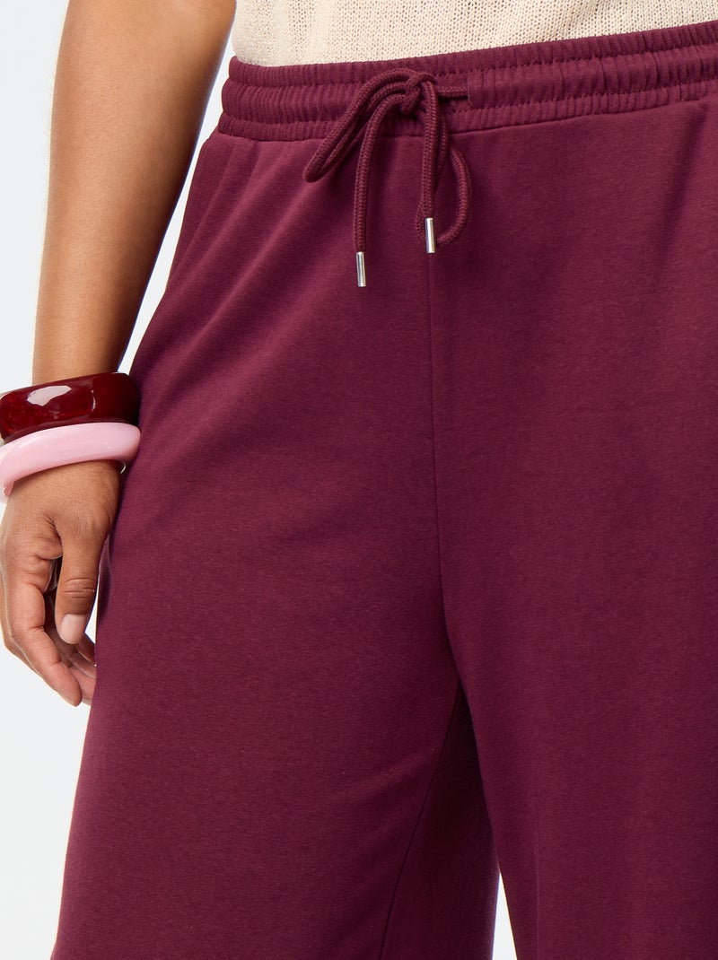 Unifarbene weite Jogginghose Rosa - Kiabi