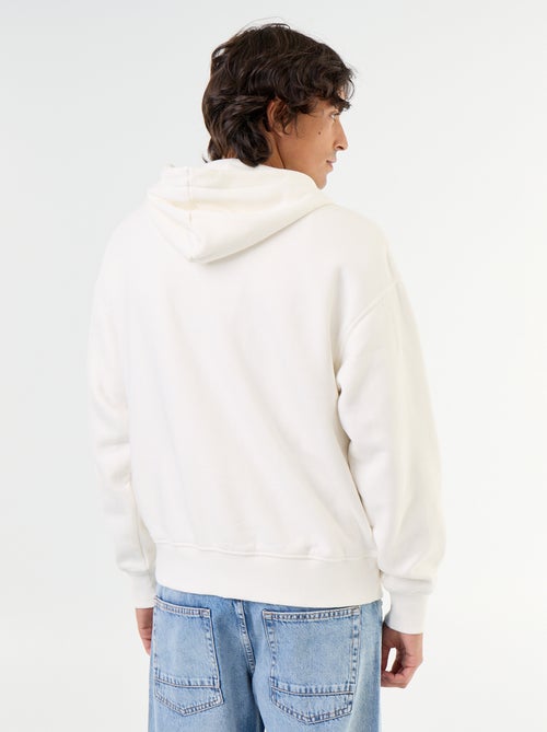 Unifarbener Kapuzen-Sweatshirt mit Reissverschluss - Kiabi
