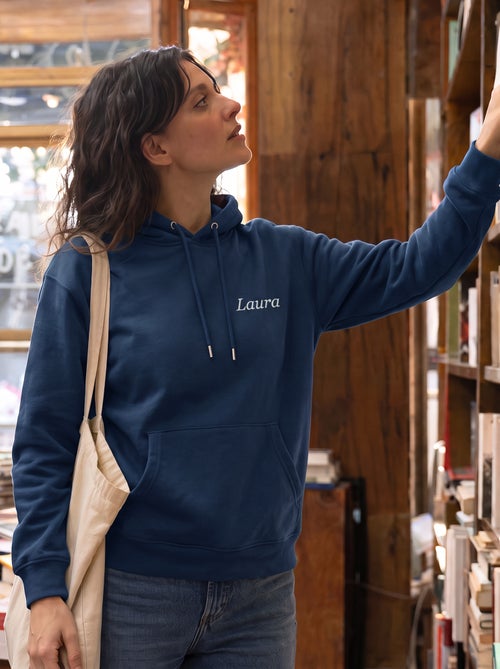 Unifarbener Kapuzenpullover mit Kängurutasche - Kiabi
