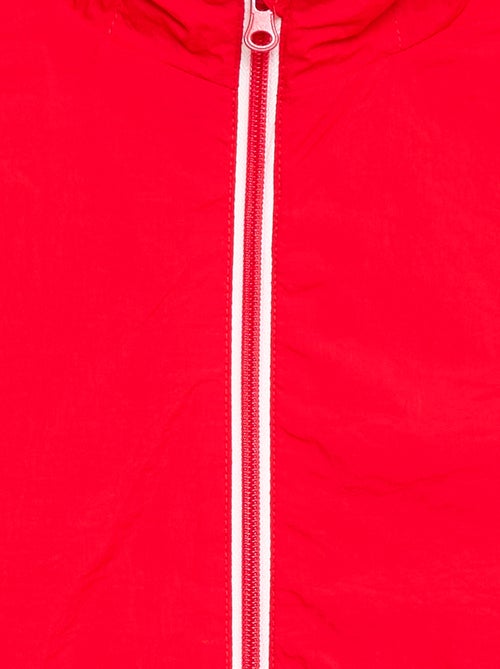 Unifarbener Windbreaker, in der Kapuze verstaubar - Kiabi