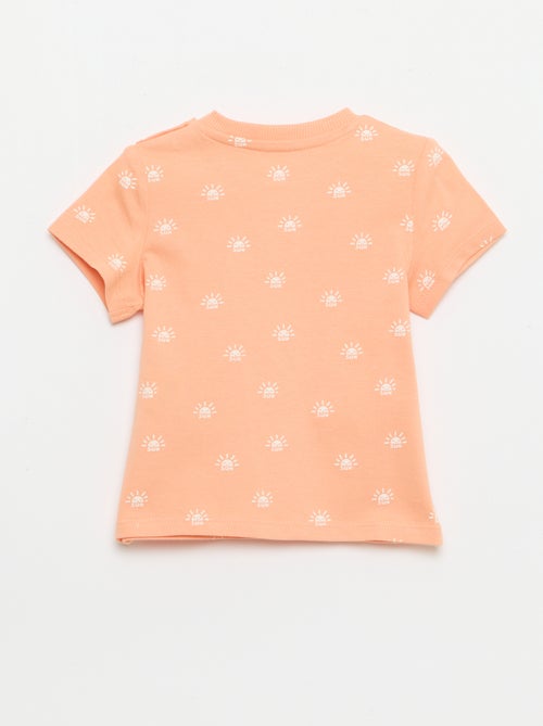 Unifarbenes Baumwoll-Jersey T-Shirt - Kiabi Unifarbenes Baumwoll-Jersey T-Shirt - Kiabi