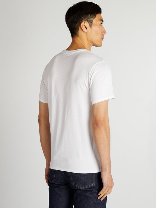 Unifarbenes T-Shirt - Slim Fit - Kiabi