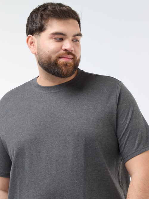 Unifarbenes T-Shirt aus Jersey - Kiabi