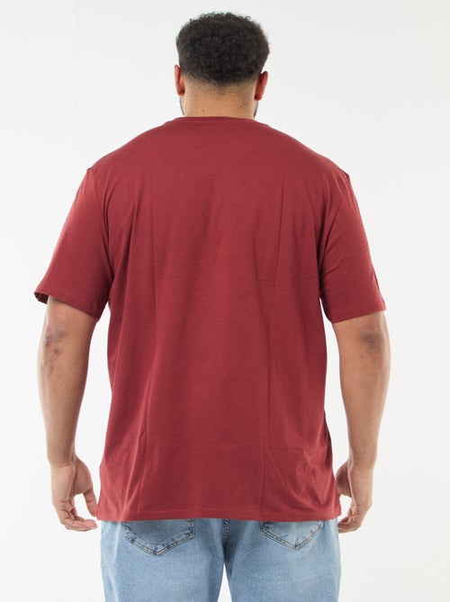 Unifarbenes T-Shirt aus Jersey - Kiabi