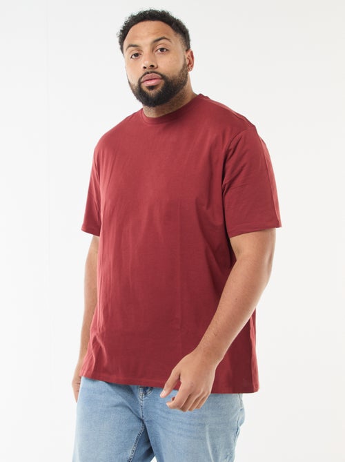 Unifarbenes T-Shirt aus Jersey - Kiabi