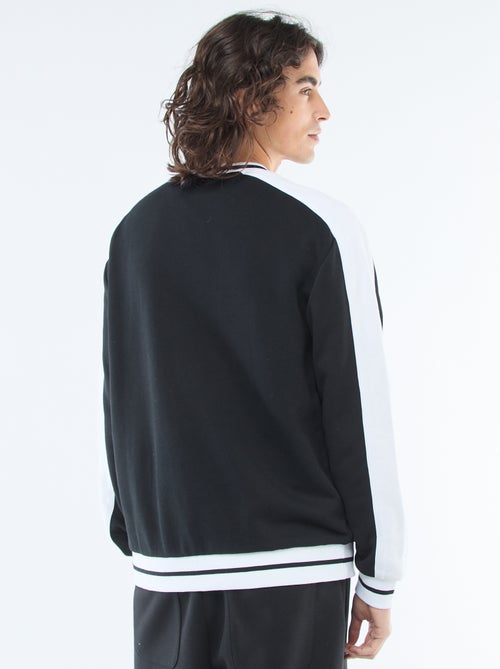 V-Ausschnitt Sweatshirt aus French Terry - Kiabi