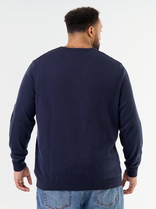 V-neck knit sweater - Kiabi