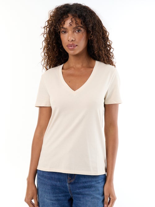 V-neck T-shirt - Kiabi